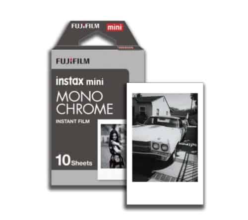 Fujifilm instax instant mini polaroid kaamera mustvalge fotopaber