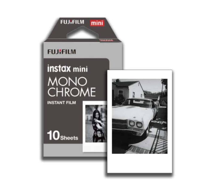 Fujifilm Instax Instant Mini Film mustvalge 10 pilti