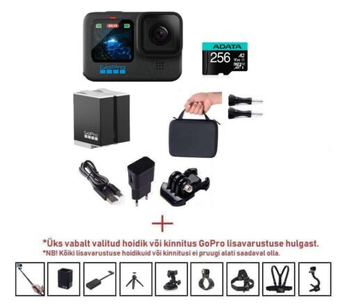 GoPro HERO 12 seikluskaamera rent