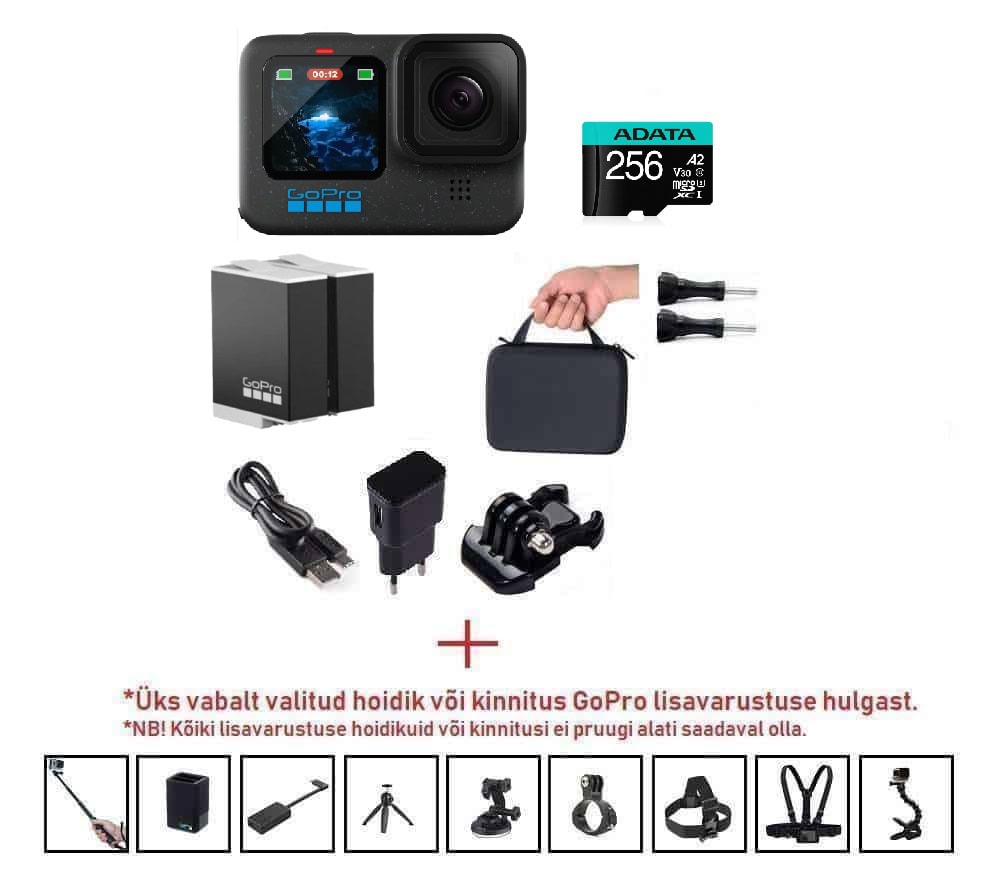 GoPro HERO 12 seikluskaamera rent
