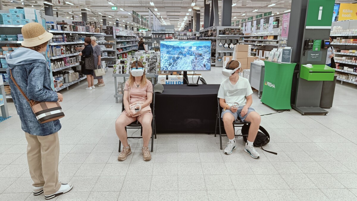 Virtuaalreaalsuse VR mängude ja võistluste rent
